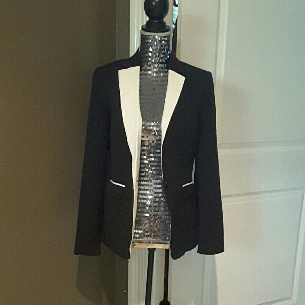 Black and White Blazer